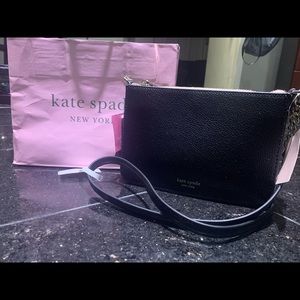 Kate Spade New York Black Leather Crossbody Bag